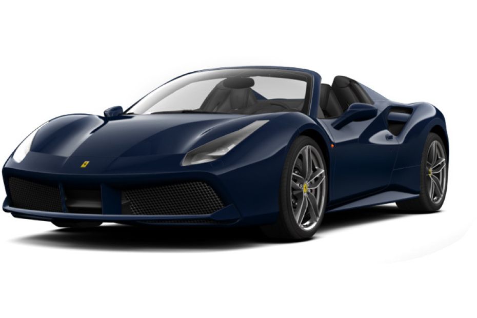 Ferrari 488 Spider Blu Scozia