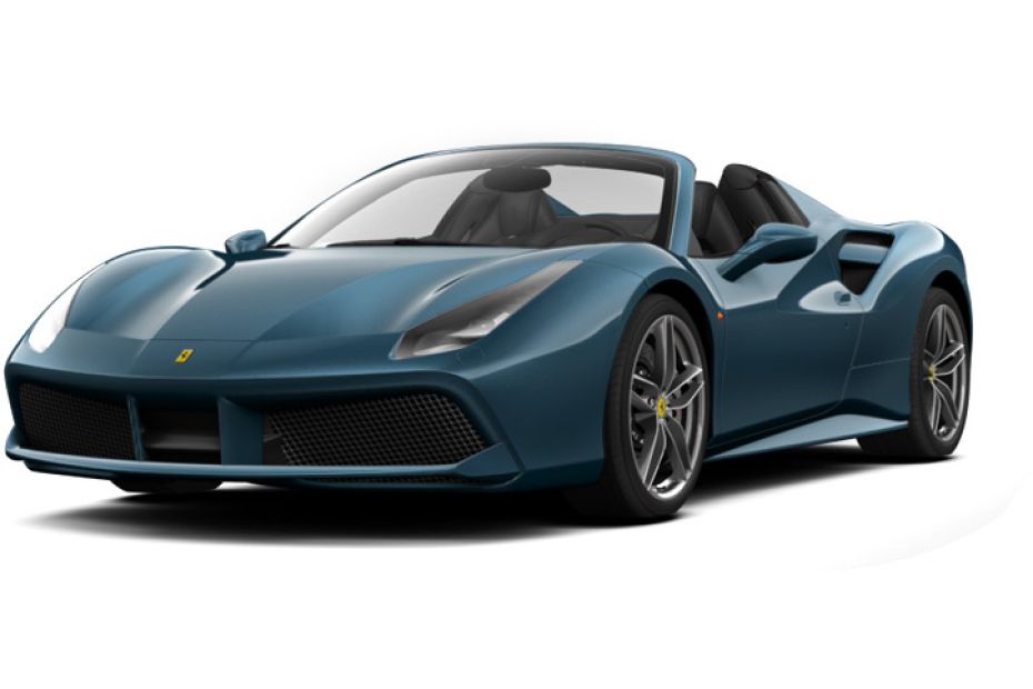 Ferrari 488 Spider Blu Abu Dhabi