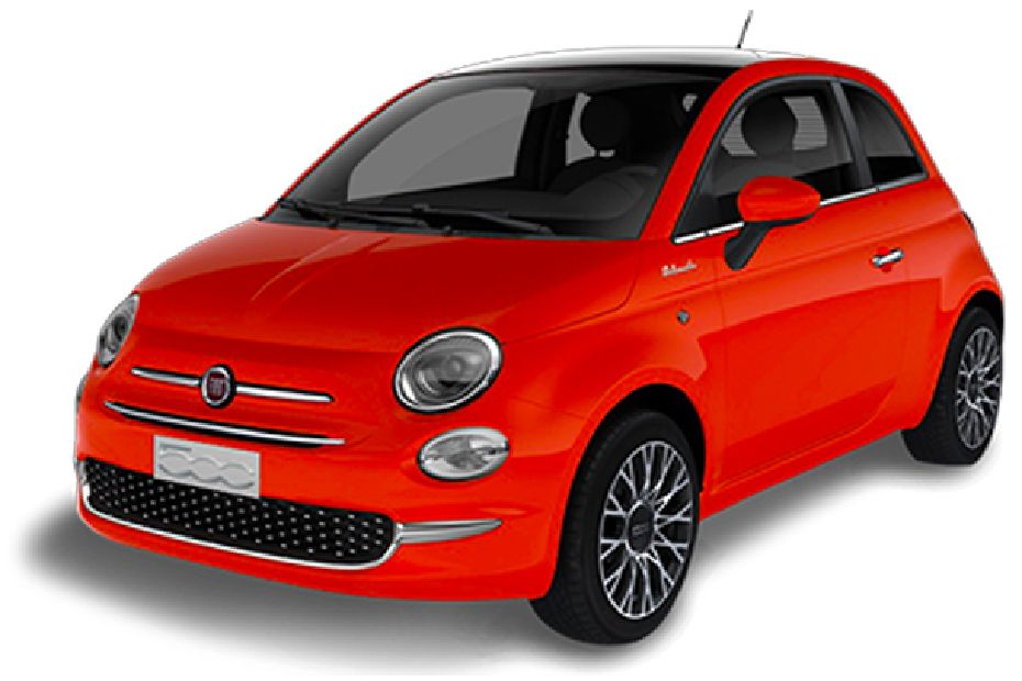 Fiat 500 Orange Flame