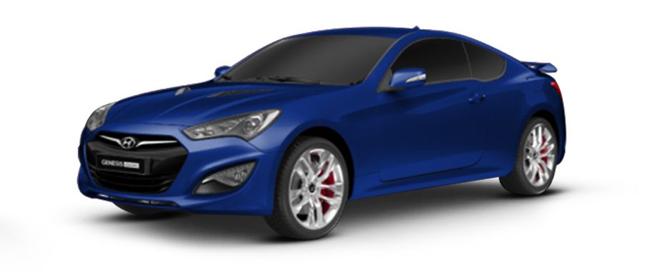 Hyundai Genesis Coupe Blue Shift