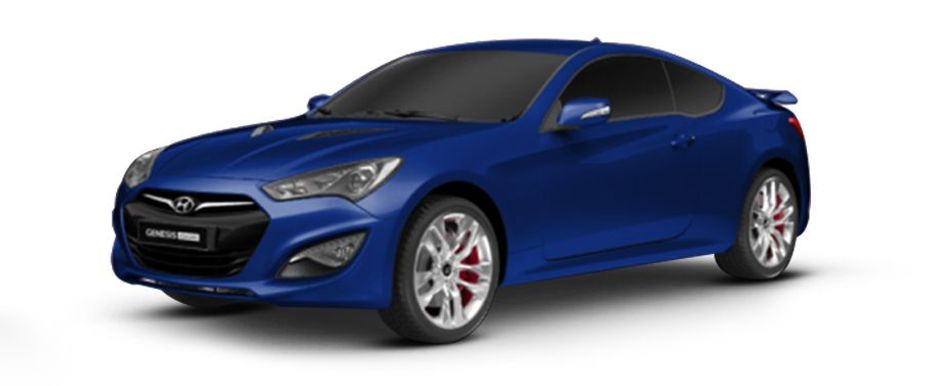 Hyundai Genesis Coupe Blue Shift