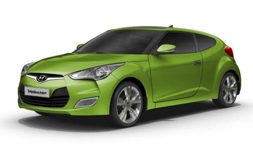 Hyundai Veloster Green Apple