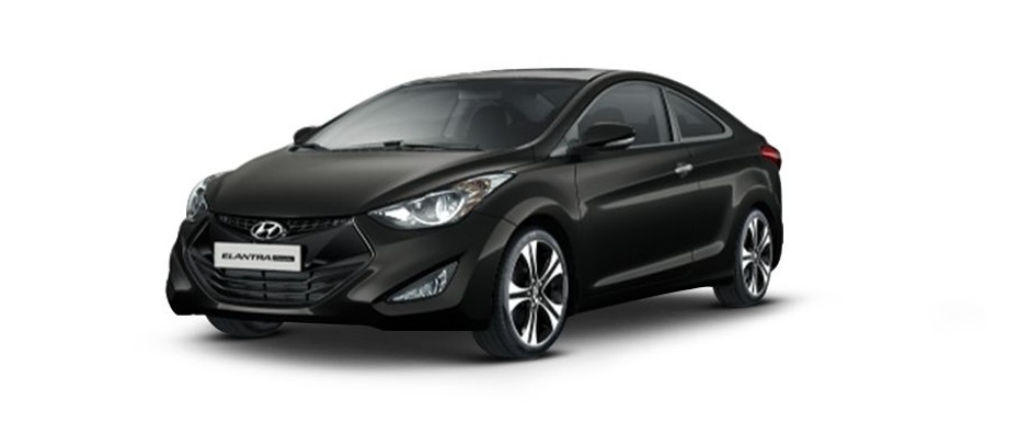 Hyundai Elantra Coupe Phantom Black