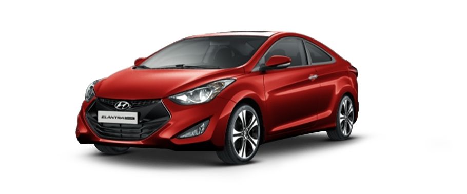 Hyundai Elantra Coupe Tropic Red