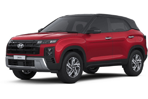 Hyundai Creta Dragon Red Pearl with Black Roof
