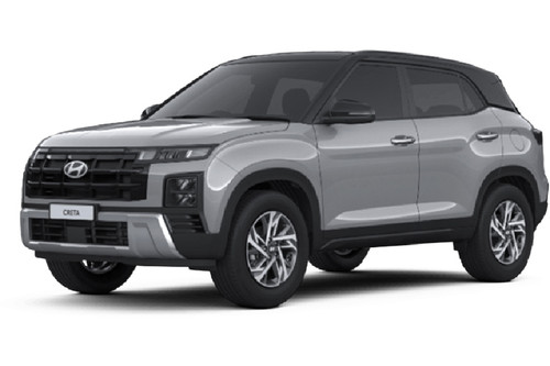 Hyundai Creta Magnetic Silver Metallic with Black Roof