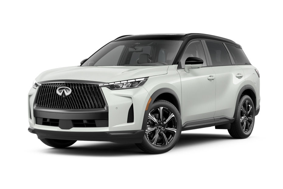 Infiniti QX60 Black Obsidian / Radiant White