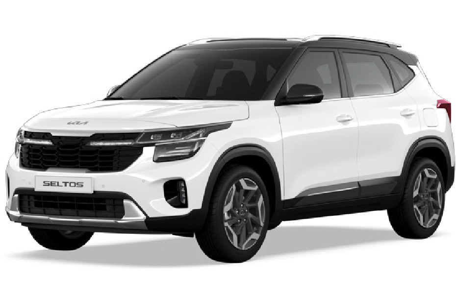 KIA Seltos Snow White Pearl With Black Roof