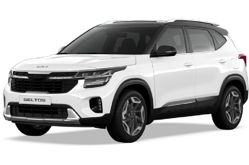 KIA Seltos Snow White Pearl With Black Roof
