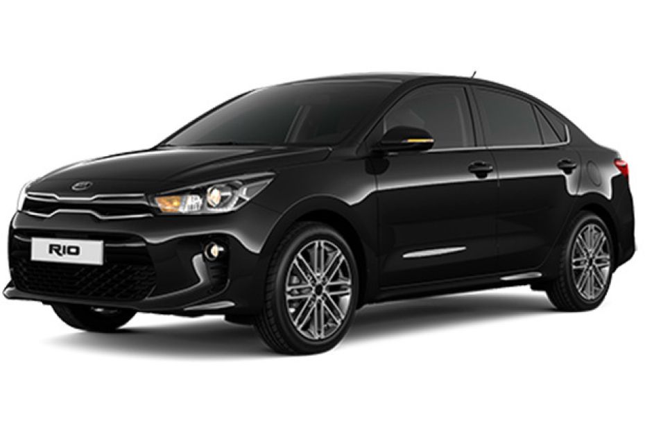 KIA Rio 4-Door Aurora Black Pearl