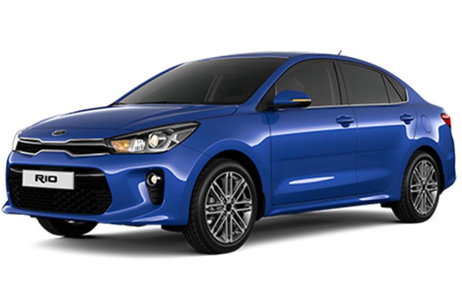 KIA Rio 4-Door Azure Blue