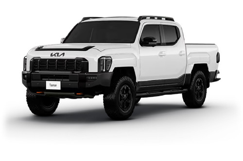 KIA Tasman Clear White Side Cladding Body Color OPT