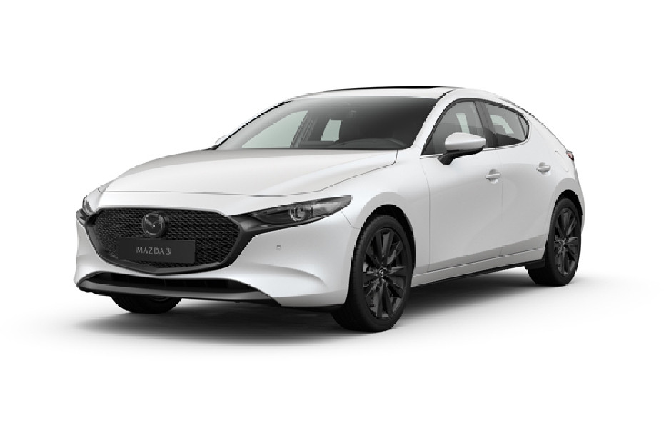 Mazda 3 Hatchback Snow Flake White Pearl