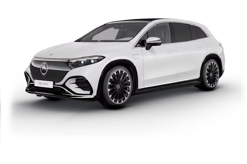 Mercedes-Benz EQS SUV Manufaktur Opalite White Bright