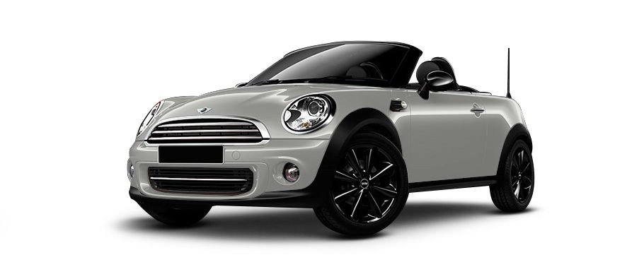 Mini Roadster White Silver Metallic