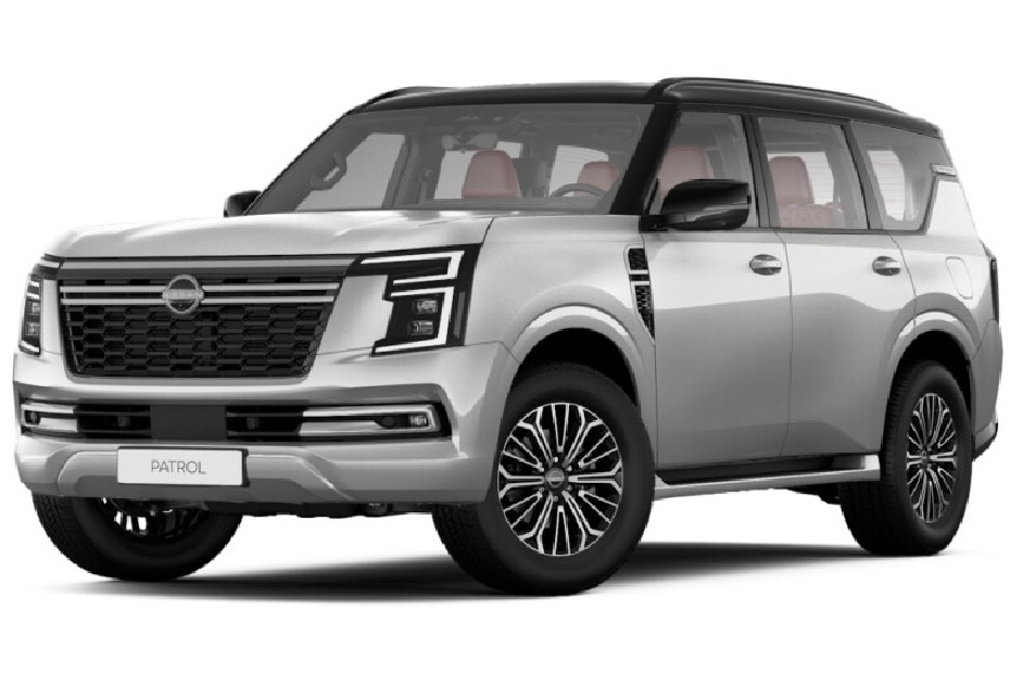 Nissan Patrol Silver Metallic With Super Black Roof