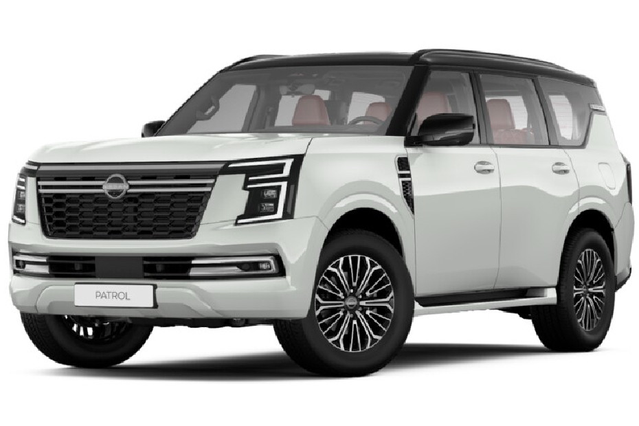 Nissan Patrol Radiant White with Super Black Roof