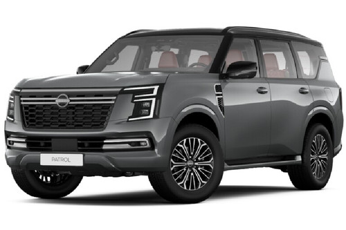 Nissan Patrol Gray Metallic with Super Black Roof