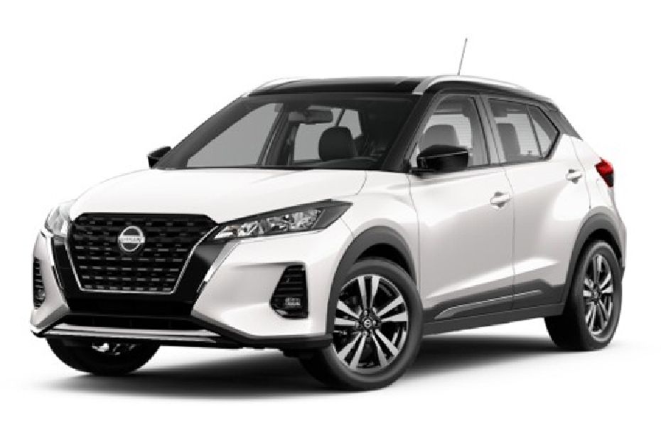 Nissan Kicks (2020-2023) Aspen White With Super Black