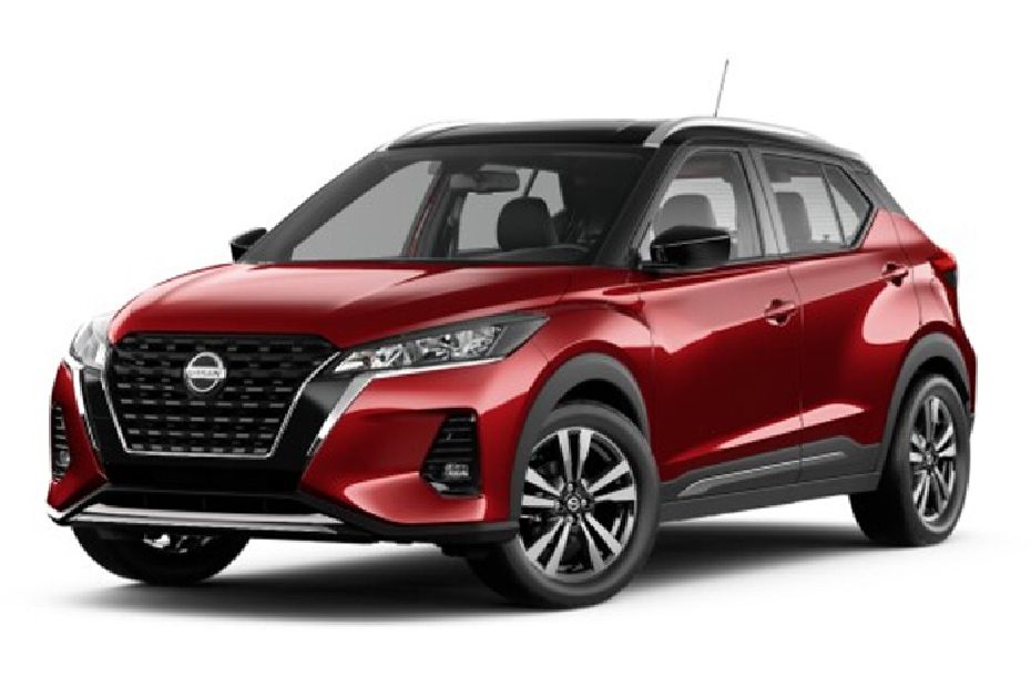 Nissan Kicks (2020-2023) Scarlet Red With Super Black