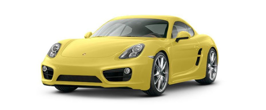 Porsche Cayman Racing Yellow