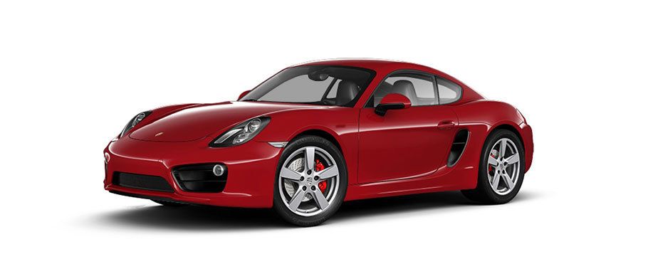 Porsche Cayman S Carmine Red