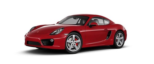 Porsche Cayman S Carmine Red