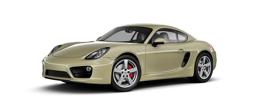 Porsche Cayman S Lime Gold Metallic