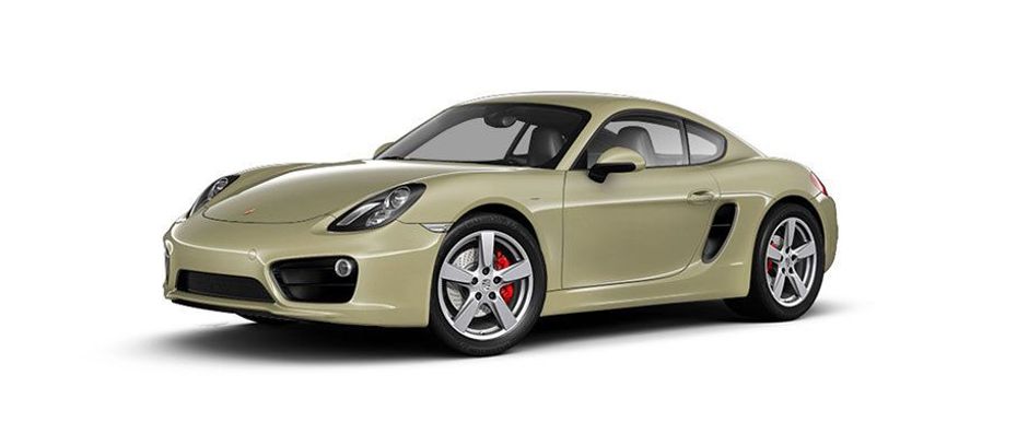 Porsche Cayman S Lime Gold Metallic