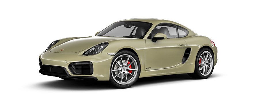 Porsche Cayman GTS Lime Gold Metallic