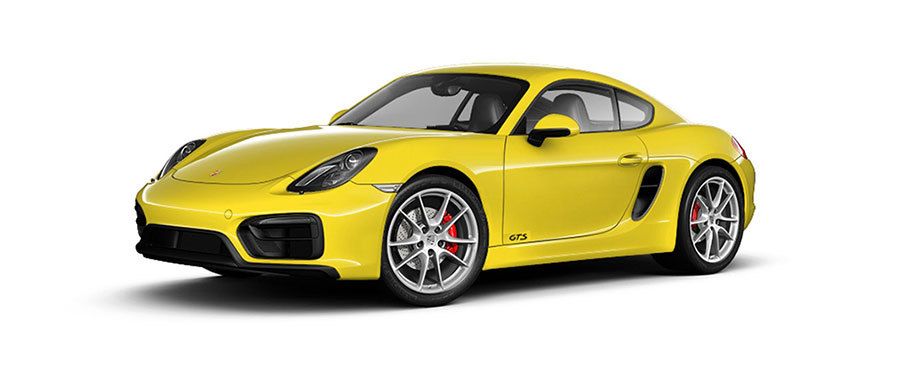 Porsche Cayman GTS Racing Yellow