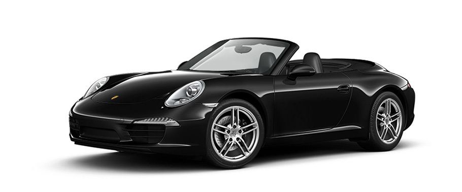 Porsche 911 Carrera Cabriolet Jet Black Metallic