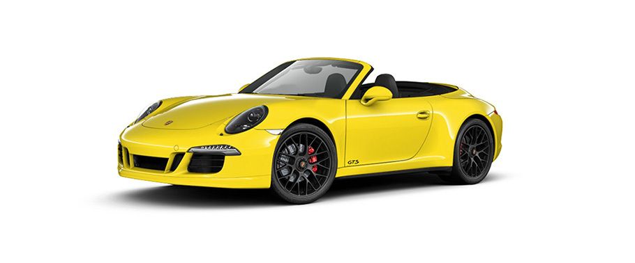 Porsche 911 Carrera GTS Cabriolet Racing Yellow