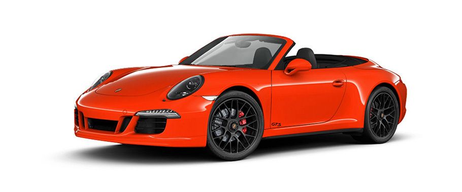 Porsche 911 Carrera 4 GTS Cabriolet Lava Orange