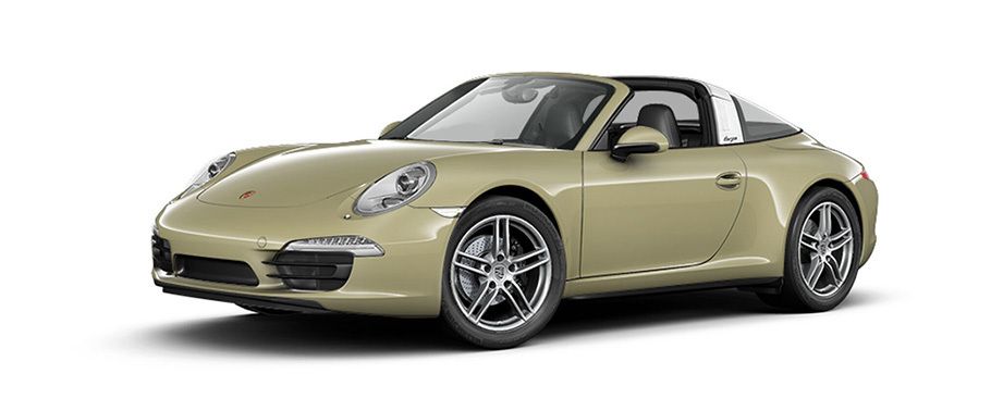 Porsche 911 Targa 4 Lime Gold Metallic