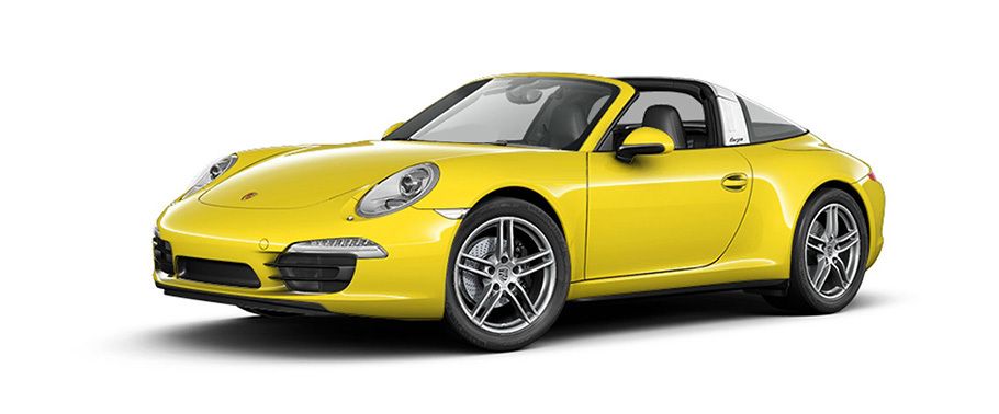 Porsche 911 Targa 4 Racing Yellow