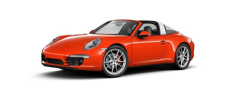 Porsche 911 Targa 4S Lava Orange