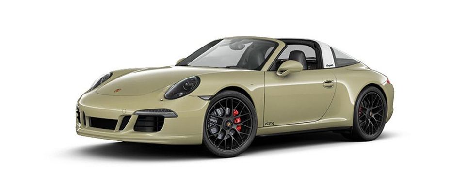 Porsche 911 Targa 4 GTS Lime Gold Metallic