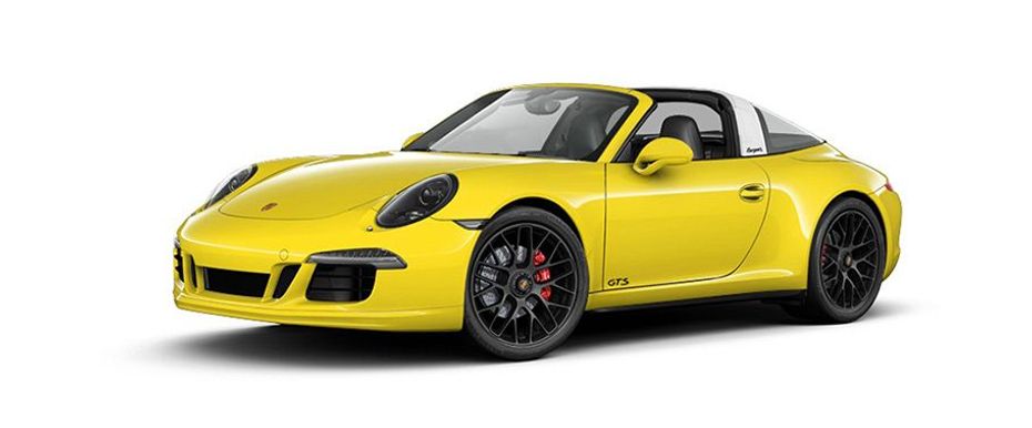 Porsche 911 Targa 4 GTS Racing Yellow