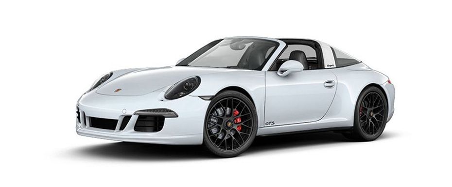Porsche 911 Targa 4 GTS Rhodium Silver Metallic