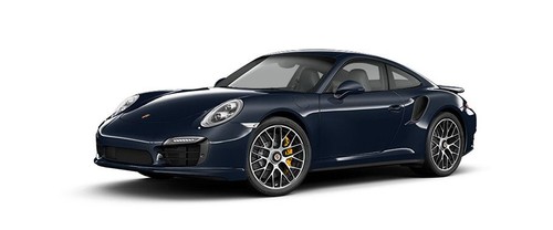 Porsche 911 Turbo S Dark Blue Metallic