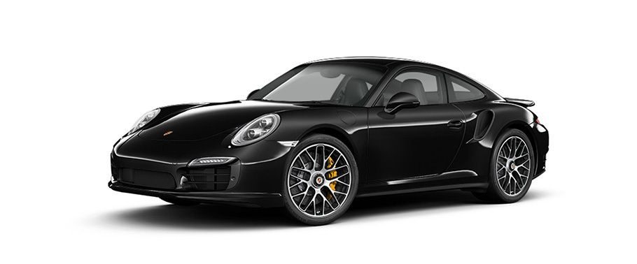 Porsche 911 Turbo S Jet Black Metallic