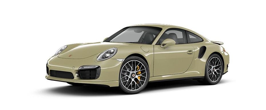 Porsche 911 Turbo S Lime Gold Metallic