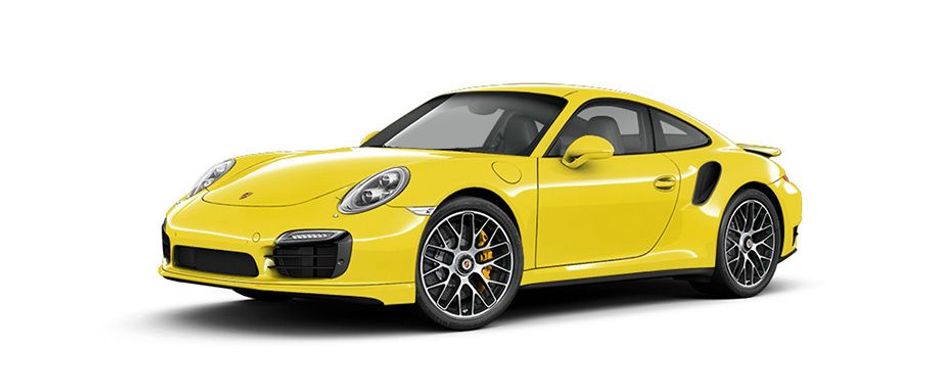 Porsche 911 Turbo S Racing Yellow