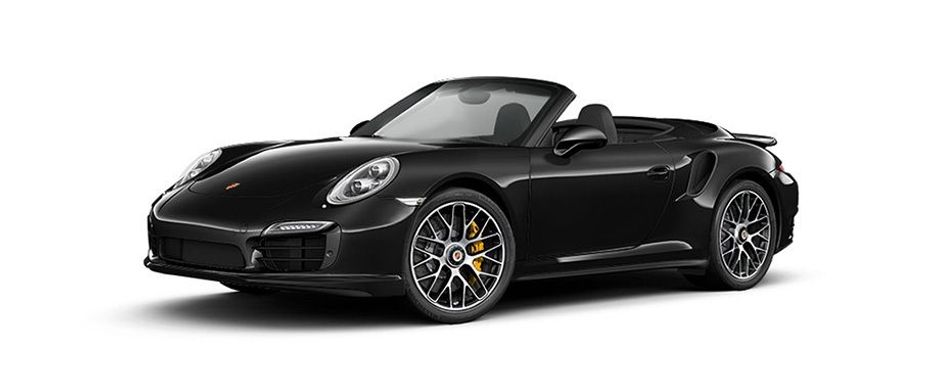 Porsche 911 Turbo S Cabriolet Jet Black Metallic