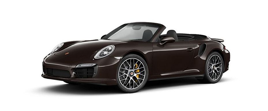 Porsche 911 Turbo S Cabriolet Mahogany Metallic