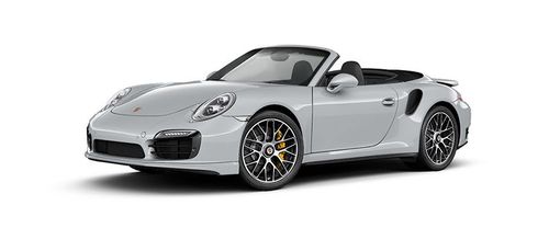Porsche 911 Turbo S Cabriolet Rhodium Silver Metallic