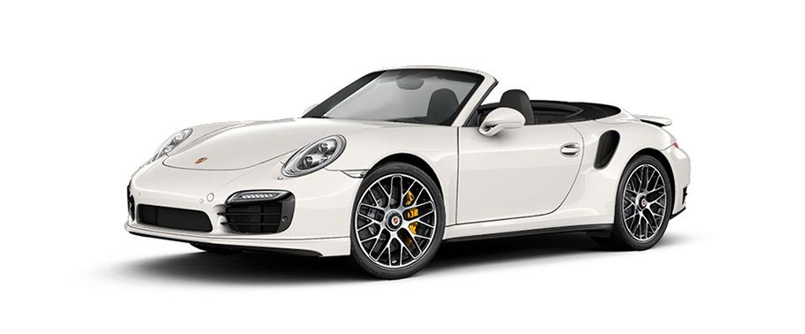 Porsche 911 Turbo S Cabriolet White
