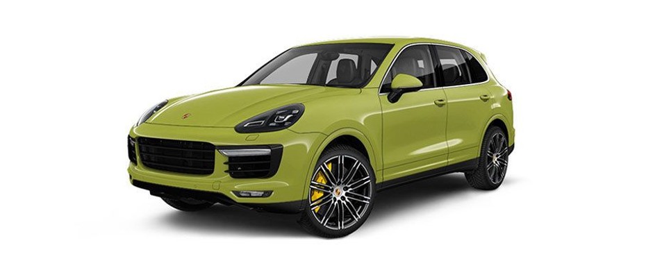 Porsche Cayenne Turbo S Peridot Metallic