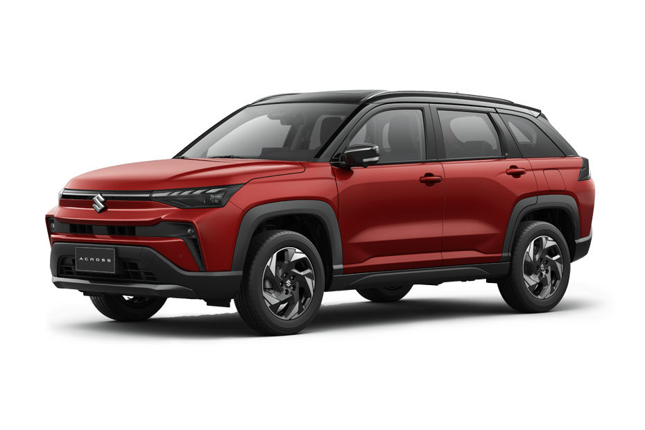 Suzuki Across Sizzling Red with Bluish Black